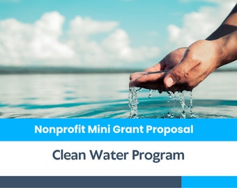 Nonprofit Mini Grant Proposal - Clean Water Program