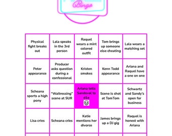 Vanderpump Bingo - 40 pack