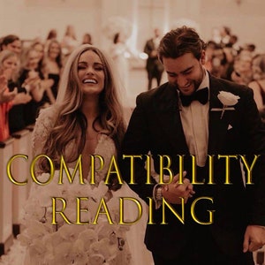 Lectura de cartas de sinastría/Lectura de compatibilidad y amor/Astrología/Lectura de cartas natales DOS/Análisis personalizado en profundidad/Informe psíquico/del mismo día