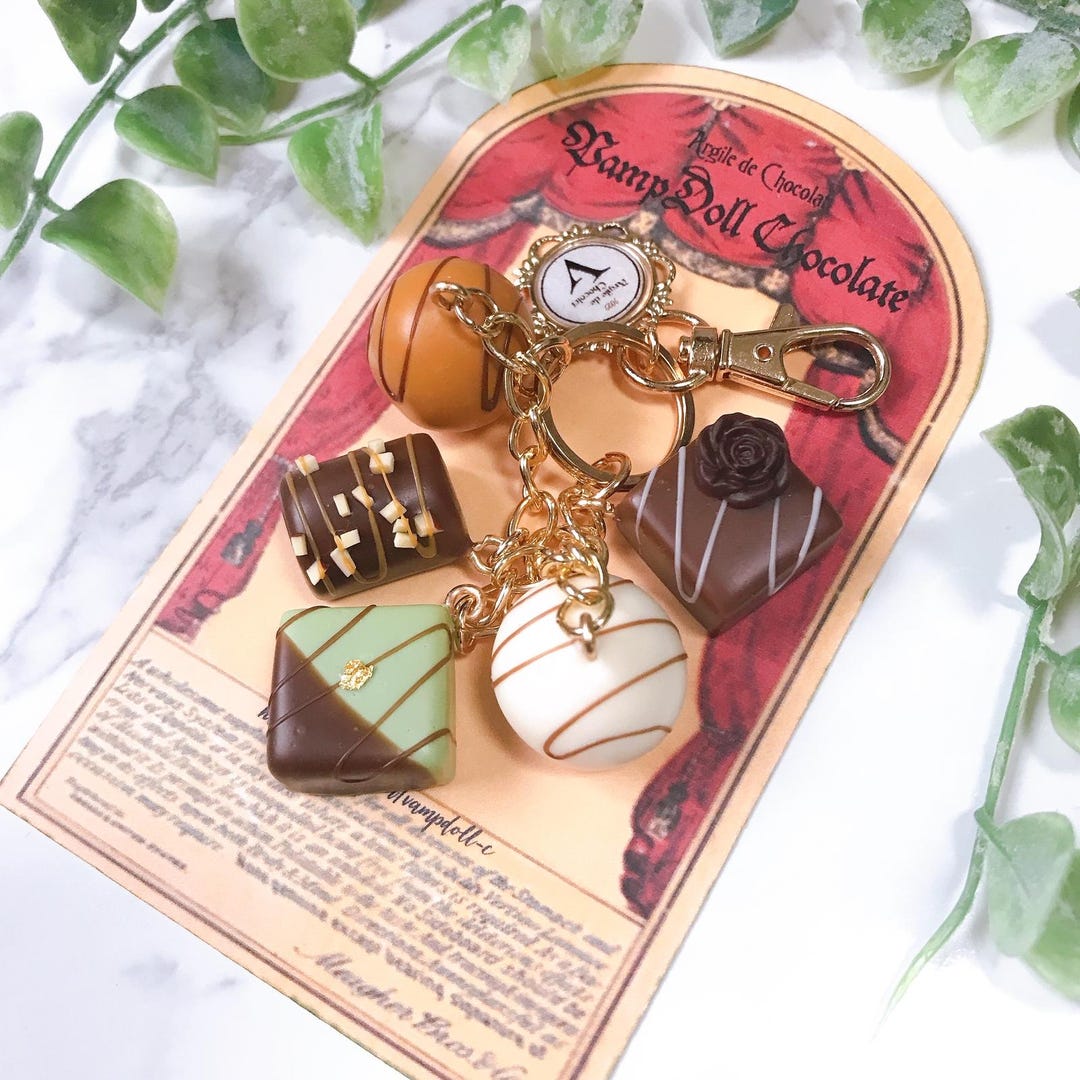 Small Chocolate Bag Charm,clay Sweets,japanese Creators,kawaii,fake ...