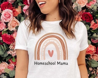 Homeschool shirt, Home School Tee, Womens Shirt, Christian Tee, Catholic Shirt, Homeschool Gift, Christian Gift, Women Gift, Teacher Shirt,