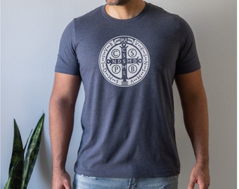 Catholic Shirt, Catholic Tshirt, Benedict Medal Shirt, Catholic Men’s Shirt, Catholic Womens Shirt, Trad, Catholic Mens