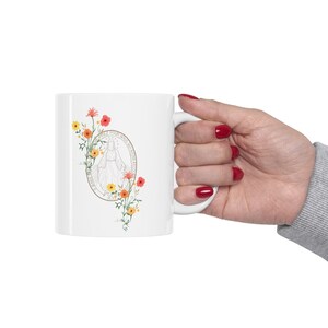 Marian Mug, Catholic Gift, Catholic Mug, Catholic Cup, Catholic Stuff, Catholic Women image 4