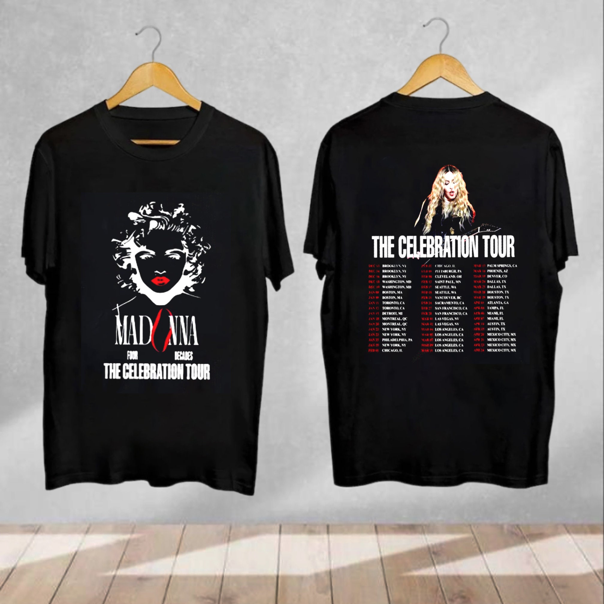 Madonna Tour Merch, Madonna The Celebration 2024 Tour sold by Theadora