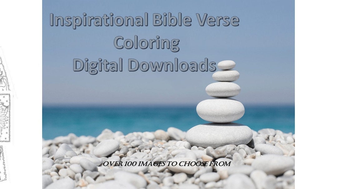 Inspirational Bible Verse Coloring Book DIGITAL DOWNLOAD - Etsy