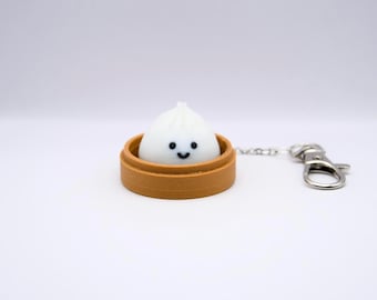 Xiao Long Bao Fidget Spinner, 3D Printed Soup Dumpling Desk Toy, Realistic Dim Sum Fidget Toy for ADHD Sensory Stress Relief, Foodie Gift