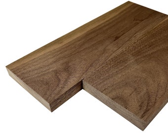 Black Walnut Lumber Board Solid Wood - 3/4" x 4" x 16" Pack of 2