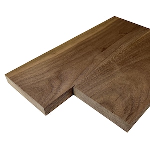 Black Walnut Lumber Board Solid Wood - 3/4" x 4" x 16" Pack of 2