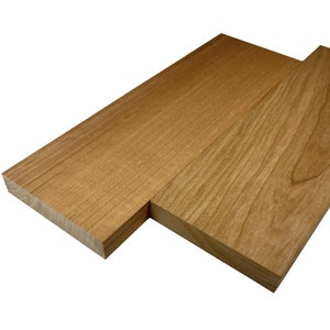 Cherry Lumber Board Solid Wood - 3/4&quot; x 4&quot; x 16&quot; Pack of 2