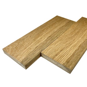 White Oak Lumber Board Solid Wood - 3/4&quot; x 4&quot; x 16&quot; Pack of 2