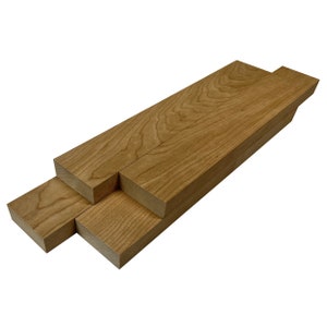 Cherry Lumber Board Solid Wood - 3/4&quot; x 2&quot; x 16&quot; Pack of 4