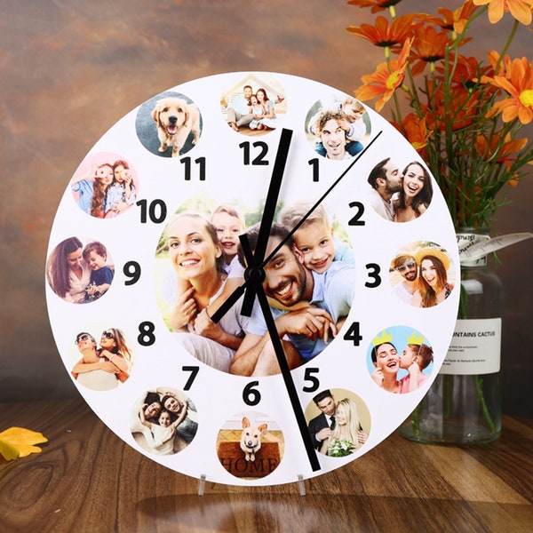Custom Wall Clock Etsy