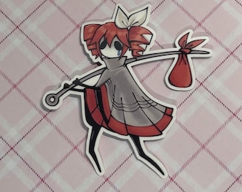 Teto Hallow Knight Hornet Sticker