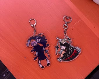 Soul Eater Keychains (Maka and Crona)