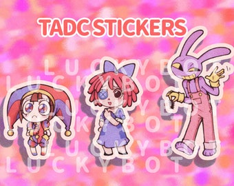 Digital Circus Stickers: Pomni, Ragatha, Jax