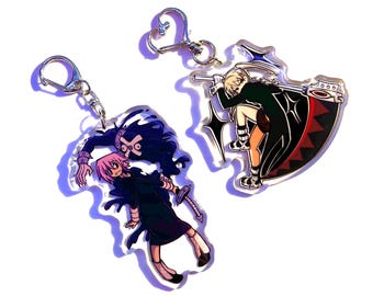 Soul Eater Keychains (Maka and Crona)