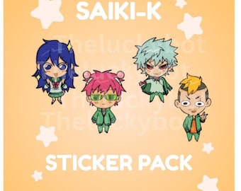 Saiki K Sticker Pack