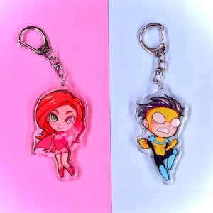 INVINCIBLE & Atom Eve Keychain