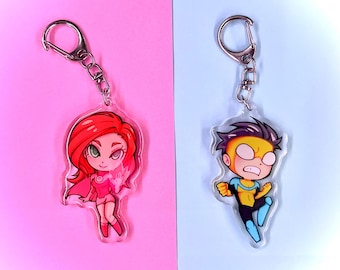 INVINCIBLE & Atom Eve Keychain