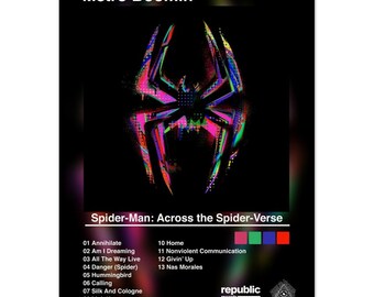 Spider-Verse Album Cover Poster | Metro Boomin Art Print