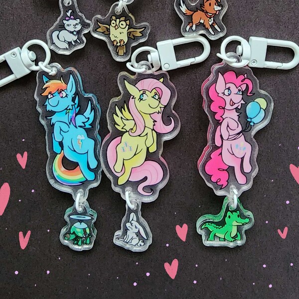 My Little Pony Rarity Keychain Etsy My Little Pony Rarity Keychain Etsy