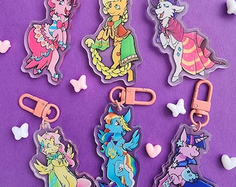 My Little Pony Gala Themed Keychains!