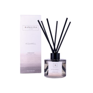 Cedar Wood Diffuser - 100ml Home Fragrance Diffuser, Home Fragrance with Fragrance Sticks, Glass Diffuser