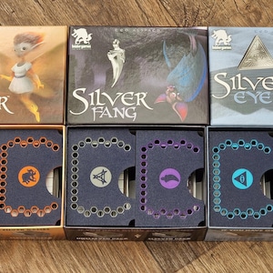 Insert for Silver games (Amulet, Coin, Bullet, Eye, Fang, Dagger Insert by Bezier Games)