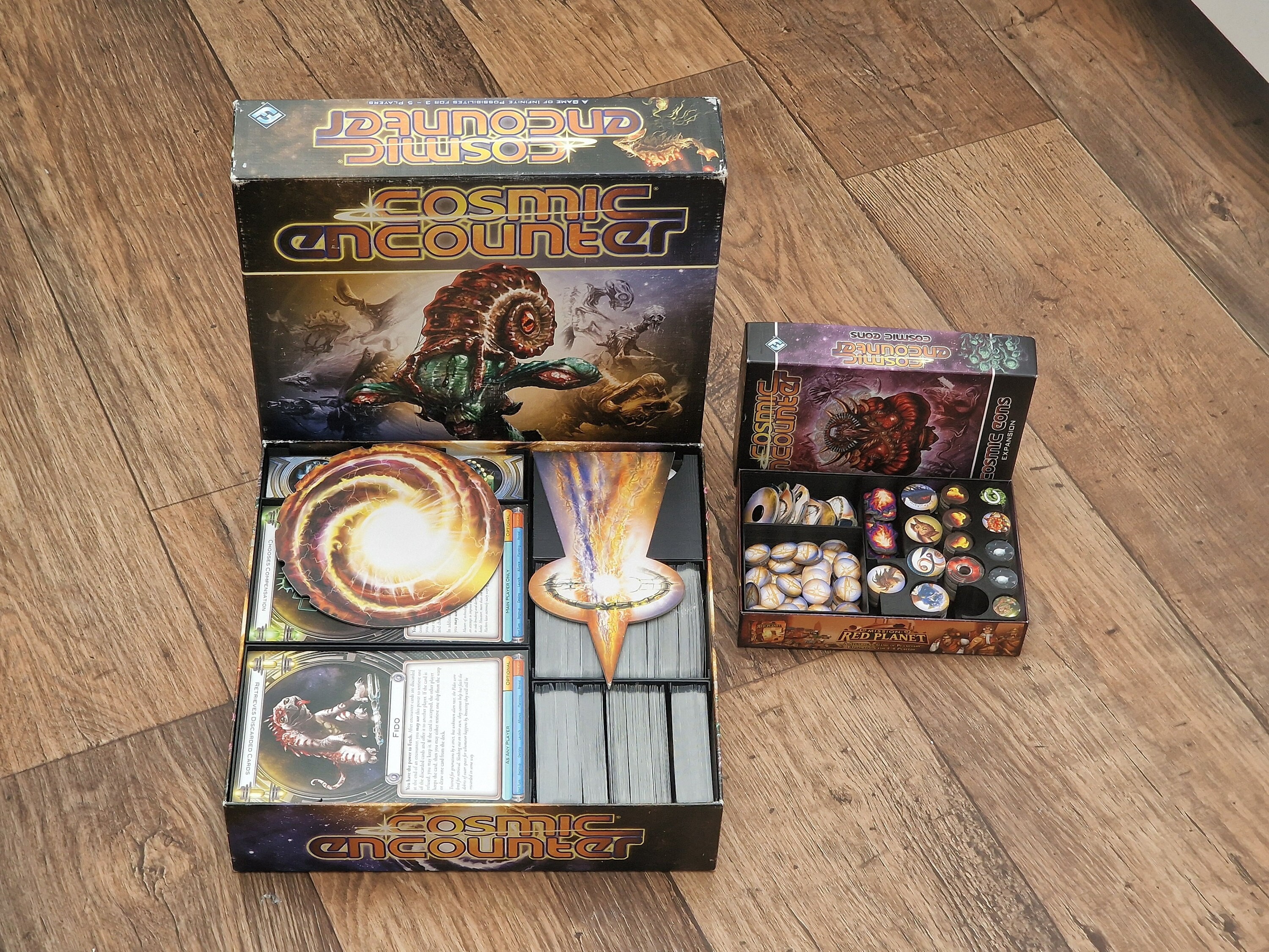 cosmic encounter alien card sleeves 