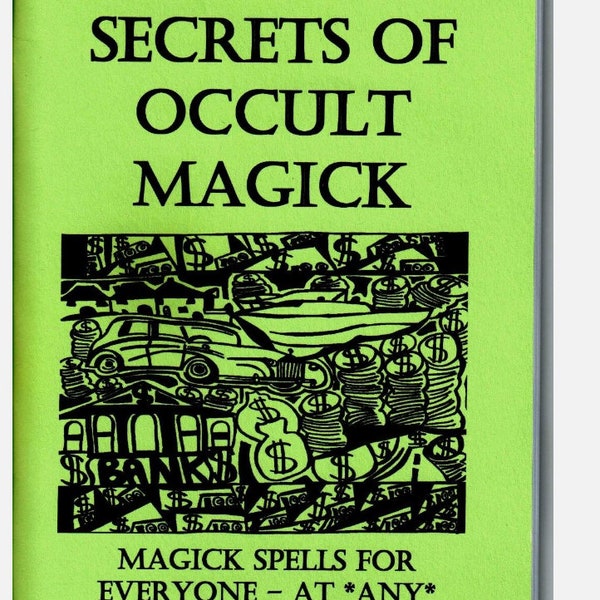 BILLIONAIRE SECRETS of occult MAGICK book by S. Rob money magic