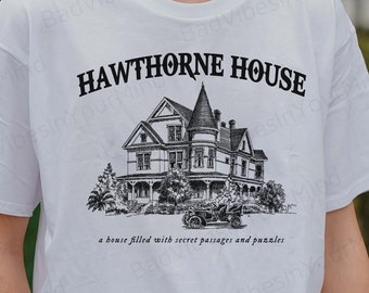 Hawthorne House Sweat à capuche T-shirt, série de jeux d'héritage, Jennifer Lynn Barnes, chemise livresque, amoureux des livres, sweat-shirt Hawthorne