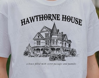 Hawthorne House Sweatshirt Hoodie T Shirt, Vererbung Spiele Serie, Jennifer Lynn Barnes, Bücherwurm Shirt, Buchliebhaber, Hawthorne Sweatshirt