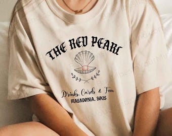 The Red Pearl Drinks Cards Fun Shirt, From Blood And Ash Shirt, We Will Rise Tshirt, From Blood and Ash, Jennifer Armentrout, Atlantia, Book
