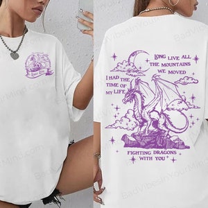 Fighting Dragons Graphic Sweatshirt: Fantasy Fan Hoodie