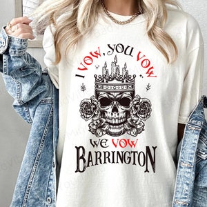 Barrington University Shirt, The Ritual Book Quote Sweatshirt, Dark Romance Novel Fan Pullover, Shantel Tessier Inspired
