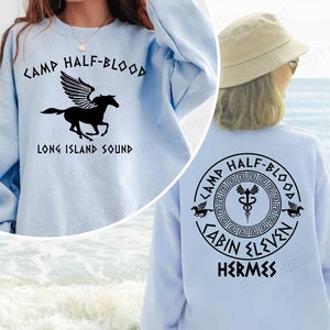 Custom Percy Jackson 2-sided Sweatshirt Hoodie T Shirt, Camp Half Blood, Heroes Of Olympus Shirt, Camp Jupiter Shirt, Book Lover Gift Shirt