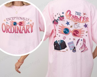 Camiseta Wizard School Comfort Colors: Diseño "Excepcionalmente Ordinario"