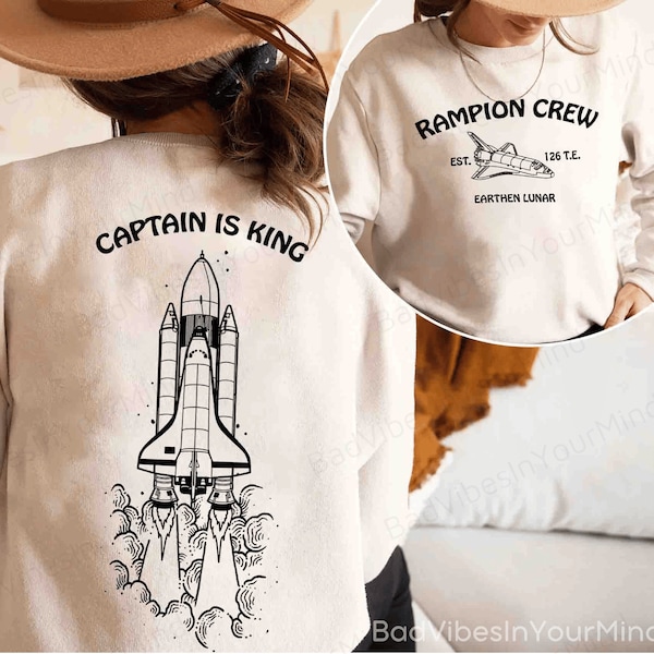 Rampion Crew Sweatshirt Hoodie T-Shirt, Lunar Chronicles Shirt, Bookish Shirt, Bookworm Shirt, The Lunar Chronicles Hoodie, gift for him her