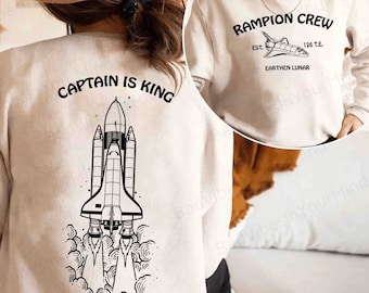 T-shirt à capuche Rampion Crew, chemise Lunar Chronicles, chemise livresques, chemise rat de bibliothèque, sweat à capuche The Lunar Chronicles, cadeau pour lui et elle
