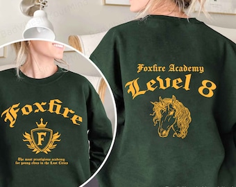 CUSTOM Foxfire Academy Sweatshirt, Kotlc Shirt, Bookish Shirt, Team Keefe Shirt, Book Lover Gift, Unisex Sweatshirt, The Lost Cities shirt