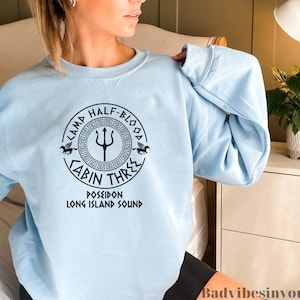 Custom Percy Jackson Sweatshirt Hoodie T Shirt, Camp Half Blood, Heroes Of Olympus Shirt, Camp Jupiter Shirt, Book Lover Gift Shirt, bookish zdjęcie 5