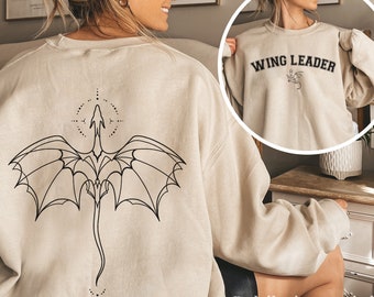 Wing Leader Sweatshirt Hoodie T-shirt, Throne of Glass Shirt, The Thirteen Shirt, Bookish Shirt, Book Lover Gifts, Gifts For Readers