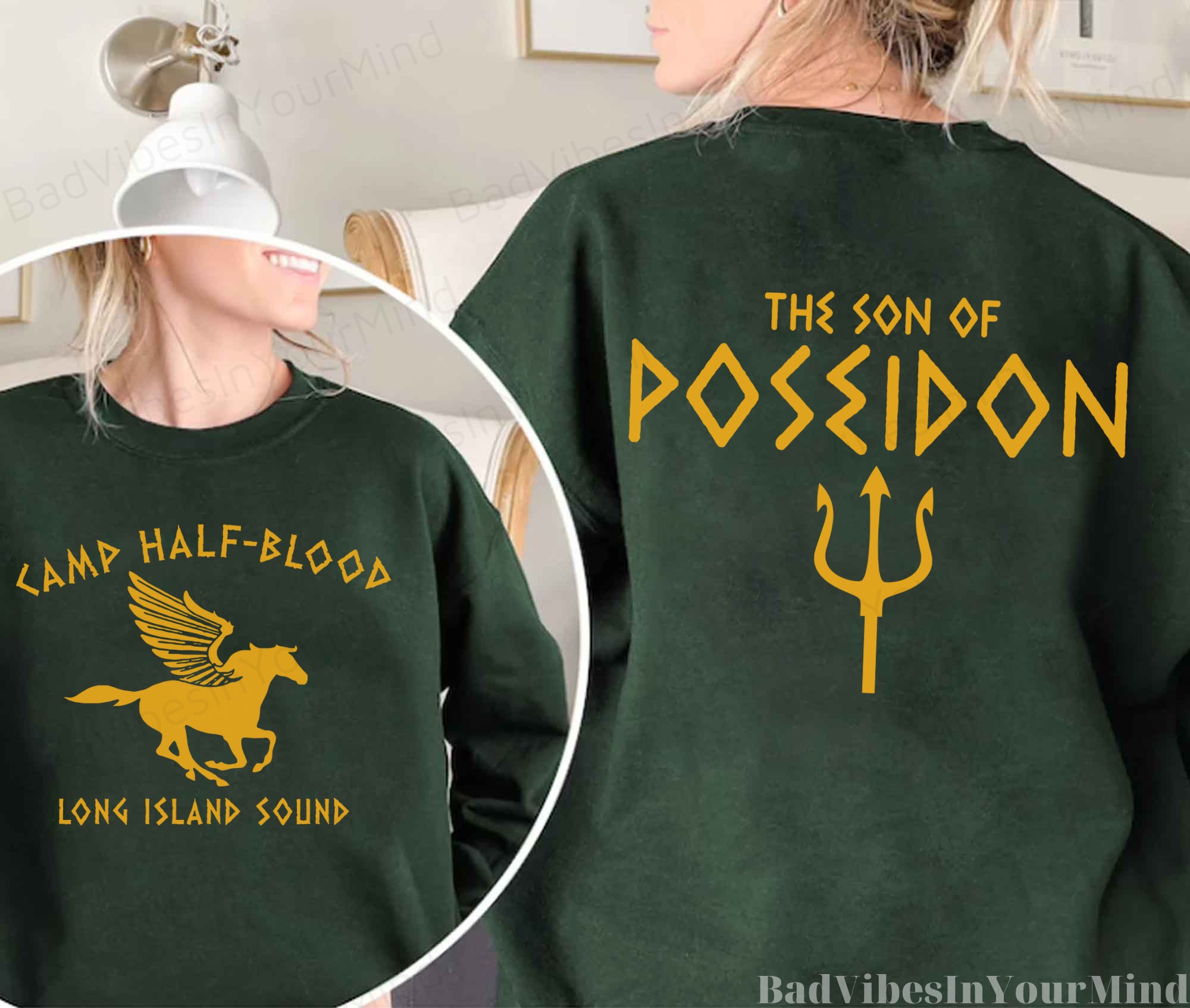 Custom Percy Jackson Shirt Camp Half Blood Cabin Sweatshirt T