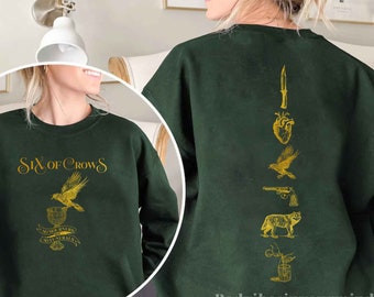 Six Of Crows, No mourners No funerals Sweatshirt Hoodie Shirt, Bookish Shirt, Book Lover Sweatshirt, Librarian Shirt, Gift For Book Lover