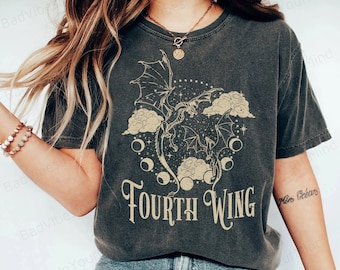 Basgiath War College Comfort Color Shirts, Fourth Wing Sweatshirt, Dragon Rider Shirt, Rebecca Yoros Shirt, Fourth Wing, Violet Sorrengail