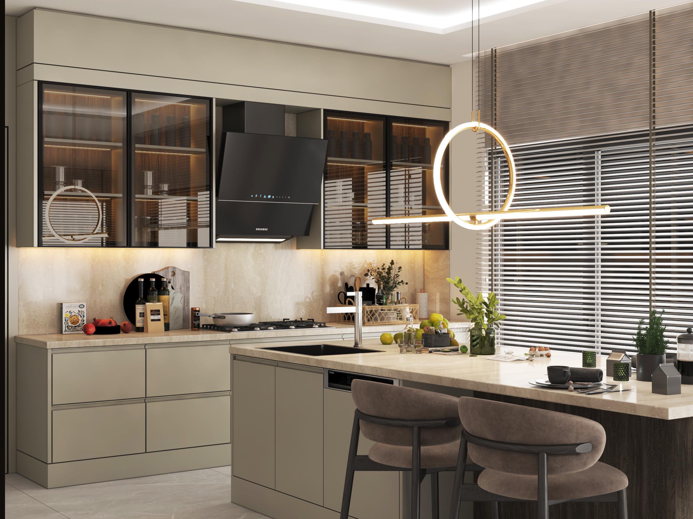 Custom Kitchen Design | 3D Modeling & Rendering | Personalized Interior ...