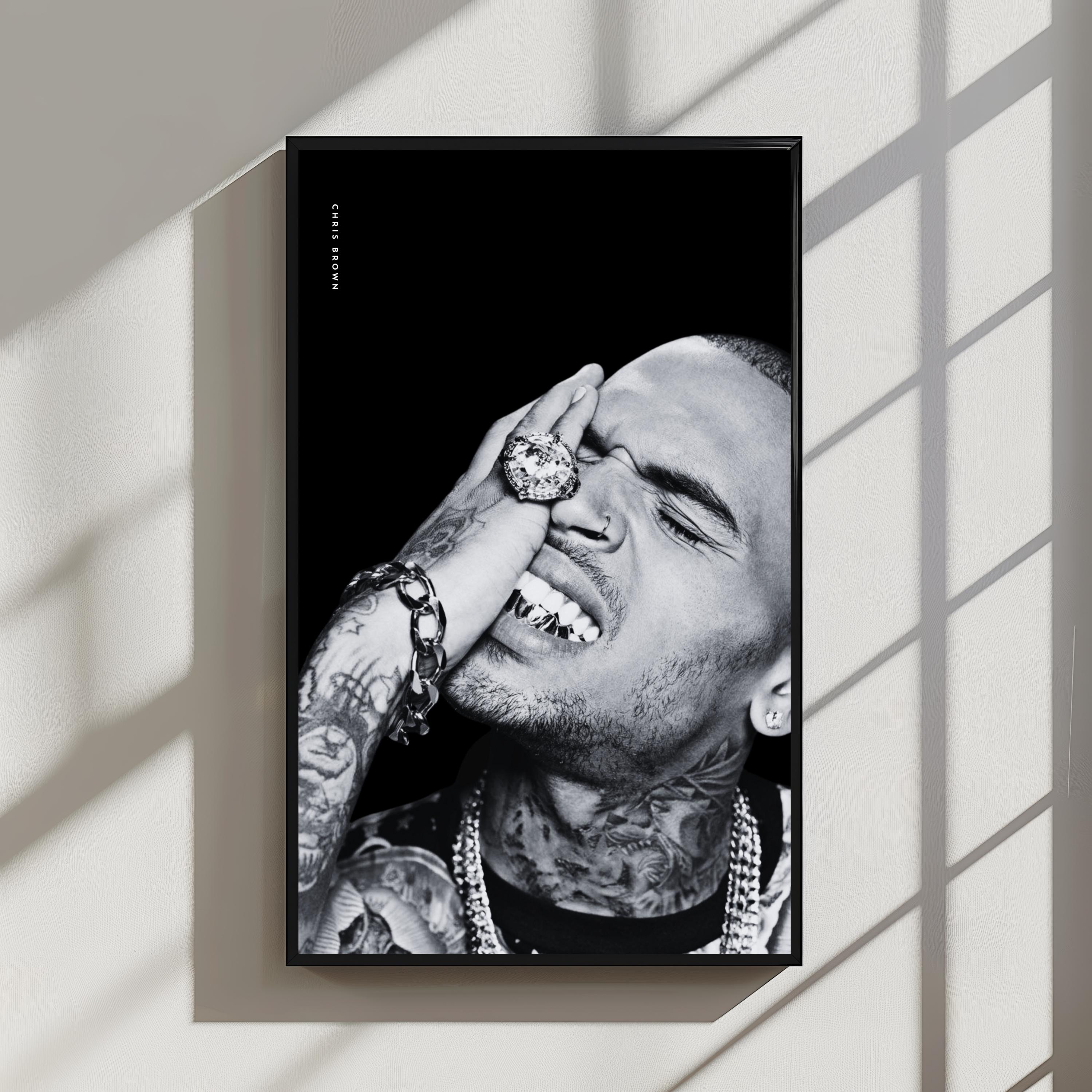 Chris Brown: Downloadable Wall Art Poster (PDF Files Included) - Etsy