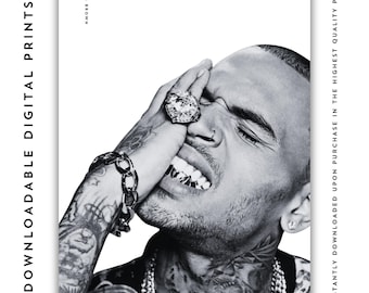 Cantante: Póster decorativo descargable (5 archivos PDF incluidos)