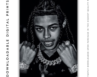 Rapper: Herunterladbare Wandkunst (5 PDFs inklusive)