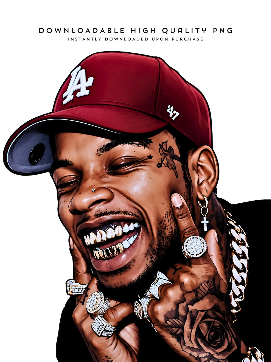 Protect Rapper Png Hip-hop Rapper PNG: Downloadable Transparent PNG, DIY T-shirt Design - Etsy